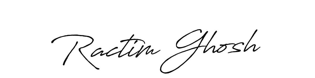 Use a signature maker to create a handwritten signature online. With this signature software, you can design (Antro_Vectra_Bolder) your own signature for name Ractim Ghosh. Ractim Ghosh signature style 7 images and pictures png