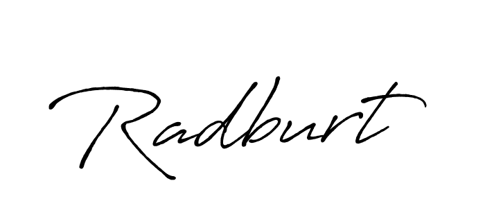 Also You can easily find your signature by using the search form. We will create Radburt name handwritten signature images for you free of cost using Antro_Vectra_Bolder sign style. Radburt signature style 7 images and pictures png