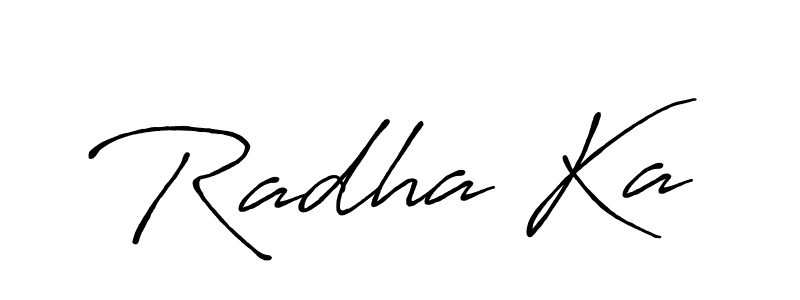 Similarly Antro_Vectra_Bolder is the best handwritten signature design. Signature creator online .You can use it as an online autograph creator for name Radha Ka. Radha Ka signature style 7 images and pictures png
