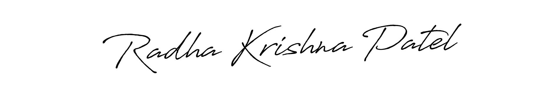 Antro_Vectra_Bolder is a professional signature style that is perfect for those who want to add a touch of class to their signature. It is also a great choice for those who want to make their signature more unique. Get Radha Krishna Patel name to fancy signature for free. Radha Krishna Patel signature style 7 images and pictures png