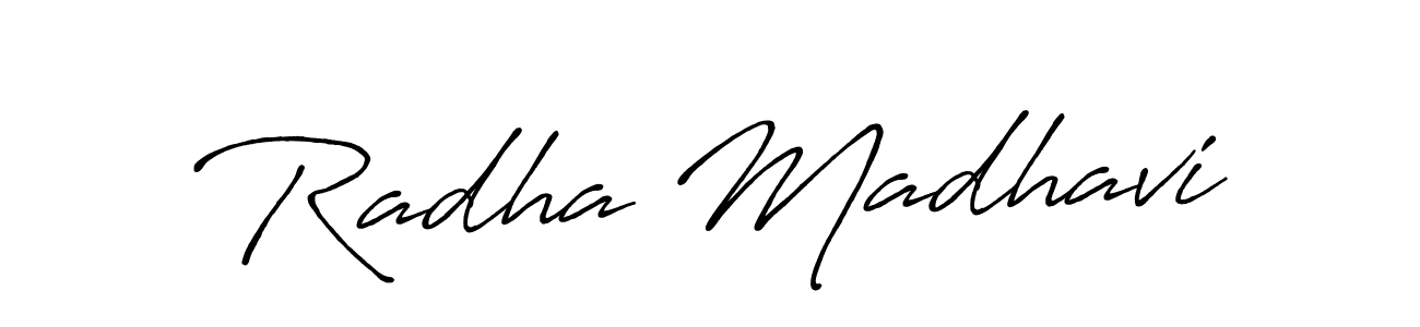 Once you've used our free online signature maker to create your best signature Antro_Vectra_Bolder style, it's time to enjoy all of the benefits that Radha Madhavi name signing documents. Radha Madhavi signature style 7 images and pictures png