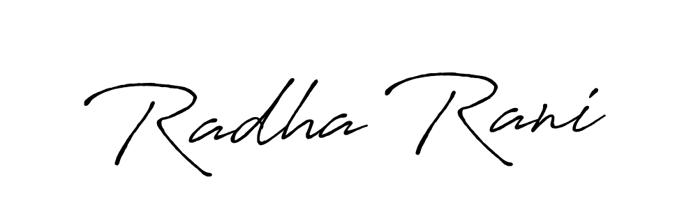 Antro_Vectra_Bolder is a professional signature style that is perfect for those who want to add a touch of class to their signature. It is also a great choice for those who want to make their signature more unique. Get Radha Rani name to fancy signature for free. Radha Rani signature style 7 images and pictures png