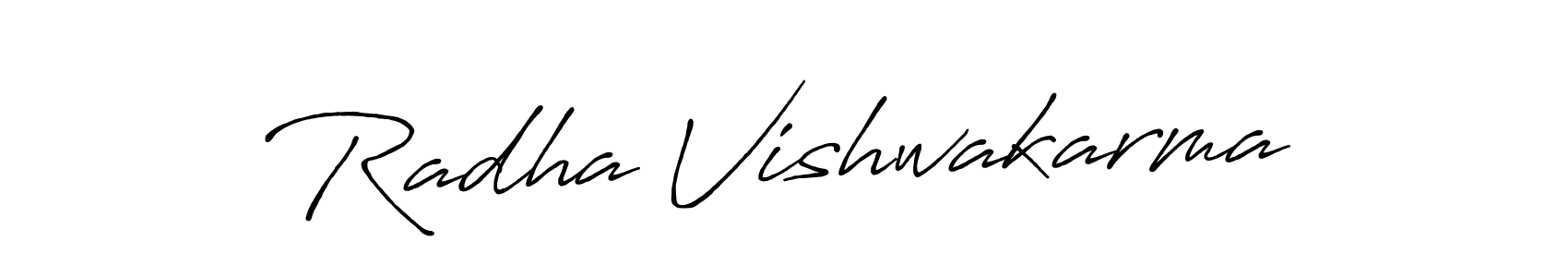 You should practise on your own different ways (Antro_Vectra_Bolder) to write your name (Radha Vishwakarma) in signature. don't let someone else do it for you. Radha Vishwakarma signature style 7 images and pictures png