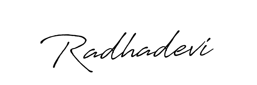 The best way (Antro_Vectra_Bolder) to make a short signature is to pick only two or three words in your name. The name Radhadevi include a total of six letters. For converting this name. Radhadevi signature style 7 images and pictures png