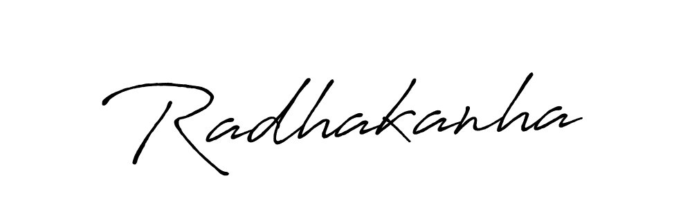 How to make Radhakanha name signature. Use Antro_Vectra_Bolder style for creating short signs online. This is the latest handwritten sign. Radhakanha signature style 7 images and pictures png