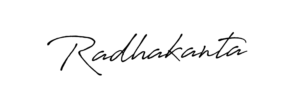 Radhakanta stylish signature style. Best Handwritten Sign (Antro_Vectra_Bolder) for my name. Handwritten Signature Collection Ideas for my name Radhakanta. Radhakanta signature style 7 images and pictures png