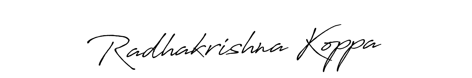 How to Draw Radhakrishna Koppa signature style? Antro_Vectra_Bolder is a latest design signature styles for name Radhakrishna Koppa. Radhakrishna Koppa signature style 7 images and pictures png