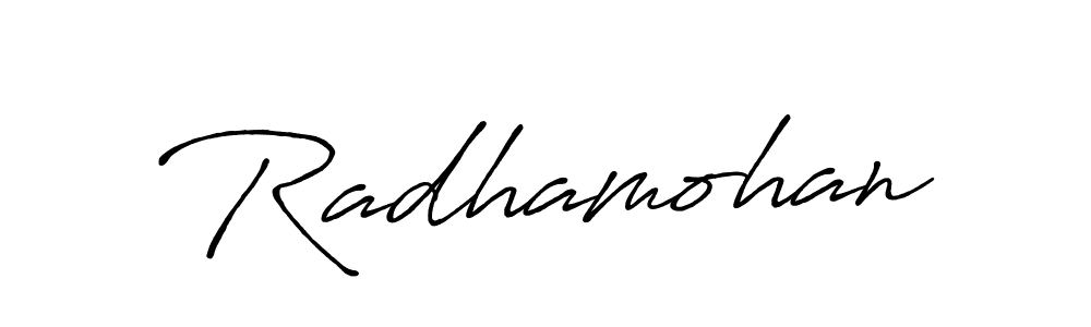 Similarly Antro_Vectra_Bolder is the best handwritten signature design. Signature creator online .You can use it as an online autograph creator for name Radhamohan. Radhamohan signature style 7 images and pictures png