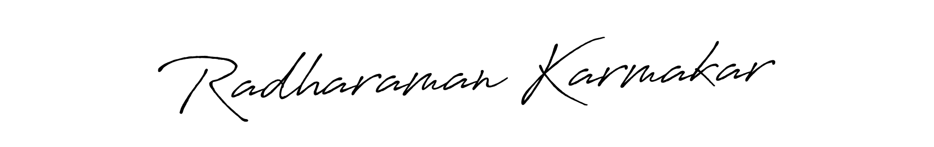 Once you've used our free online signature maker to create your best signature Antro_Vectra_Bolder style, it's time to enjoy all of the benefits that Radharaman Karmakar name signing documents. Radharaman Karmakar signature style 7 images and pictures png