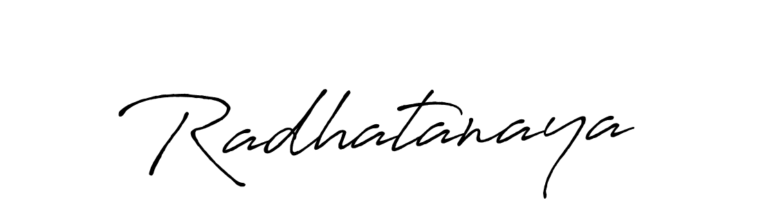 How to make Radhatanaya name signature. Use Antro_Vectra_Bolder style for creating short signs online. This is the latest handwritten sign. Radhatanaya signature style 7 images and pictures png