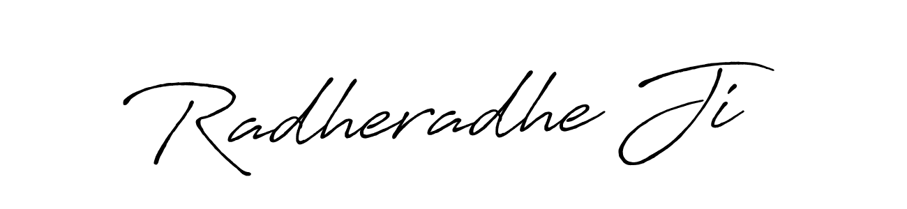 Here are the top 10 professional signature styles for the name Radheradhe Ji. These are the best autograph styles you can use for your name. Radheradhe Ji signature style 7 images and pictures png