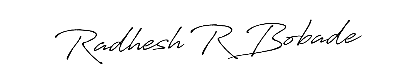 This is the best signature style for the Radhesh R Bobade name. Also you like these signature font (Antro_Vectra_Bolder). Mix name signature. Radhesh R Bobade signature style 7 images and pictures png