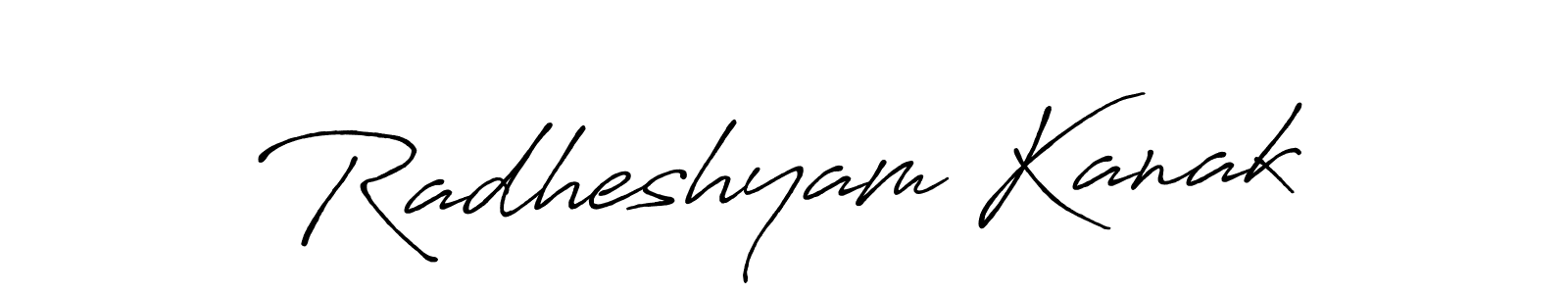 This is the best signature style for the Radheshyam Kanak name. Also you like these signature font (Antro_Vectra_Bolder). Mix name signature. Radheshyam Kanak signature style 7 images and pictures png