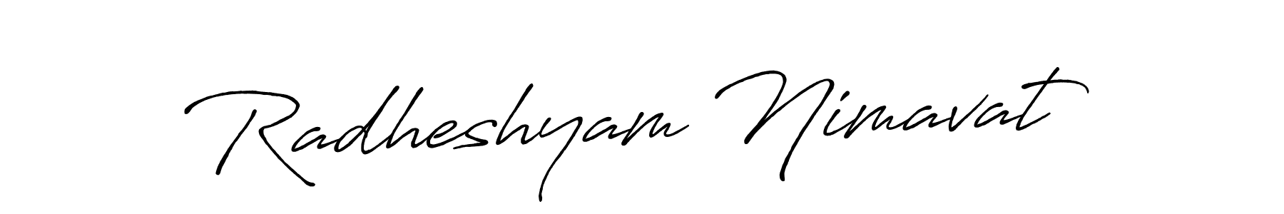 Here are the top 10 professional signature styles for the name Radheshyam Nimavat. These are the best autograph styles you can use for your name. Radheshyam Nimavat signature style 7 images and pictures png