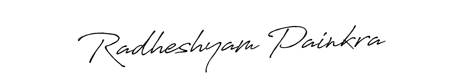 Similarly Antro_Vectra_Bolder is the best handwritten signature design. Signature creator online .You can use it as an online autograph creator for name Radheshyam Painkra. Radheshyam Painkra signature style 7 images and pictures png
