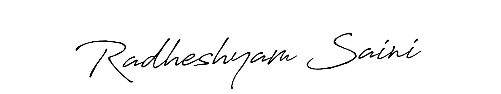 You should practise on your own different ways (Antro_Vectra_Bolder) to write your name (Radheshyam Saini) in signature. don't let someone else do it for you. Radheshyam Saini signature style 7 images and pictures png