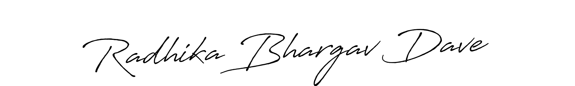 Also we have Radhika Bhargav Dave name is the best signature style. Create professional handwritten signature collection using Antro_Vectra_Bolder autograph style. Radhika Bhargav Dave signature style 7 images and pictures png