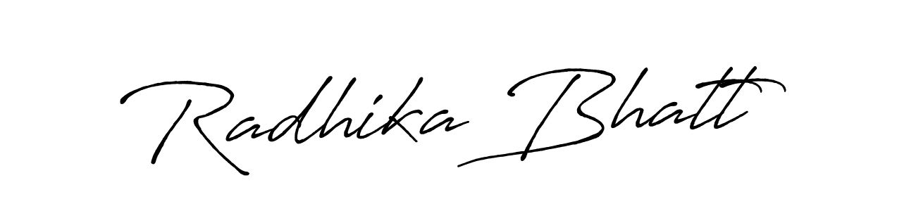 Make a beautiful signature design for name Radhika Bhatt. Use this online signature maker to create a handwritten signature for free. Radhika Bhatt signature style 7 images and pictures png