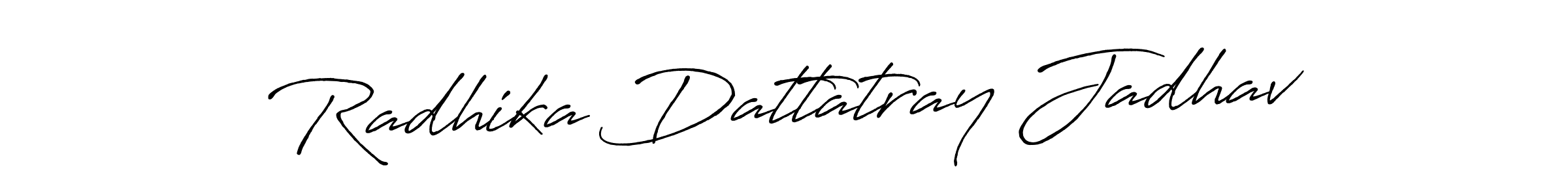 Make a beautiful signature design for name Radhika Dattatray Jadhav. Use this online signature maker to create a handwritten signature for free. Radhika Dattatray Jadhav signature style 7 images and pictures png