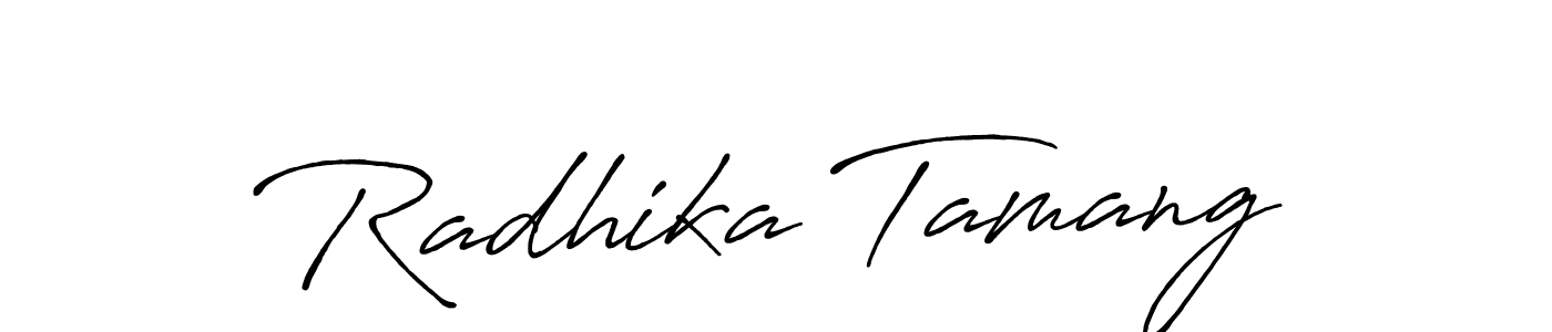 Make a short Radhika Tamang signature style. Manage your documents anywhere anytime using Antro_Vectra_Bolder. Create and add eSignatures, submit forms, share and send files easily. Radhika Tamang signature style 7 images and pictures png