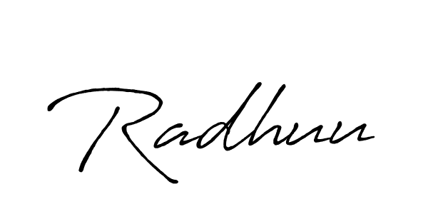 Here are the top 10 professional signature styles for the name Radhuu. These are the best autograph styles you can use for your name. Radhuu signature style 7 images and pictures png