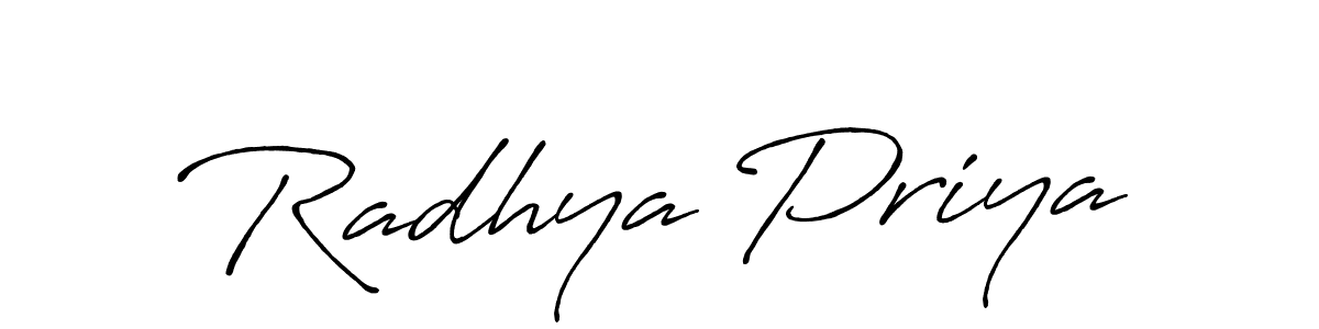 if you are searching for the best signature style for your name Radhya Priya. so please give up your signature search. here we have designed multiple signature styles  using Antro_Vectra_Bolder. Radhya Priya signature style 7 images and pictures png