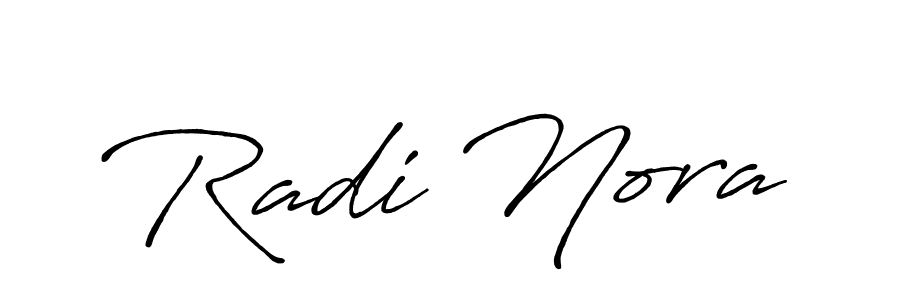 Create a beautiful signature design for name Radi Nora. With this signature (Antro_Vectra_Bolder) fonts, you can make a handwritten signature for free. Radi Nora signature style 7 images and pictures png