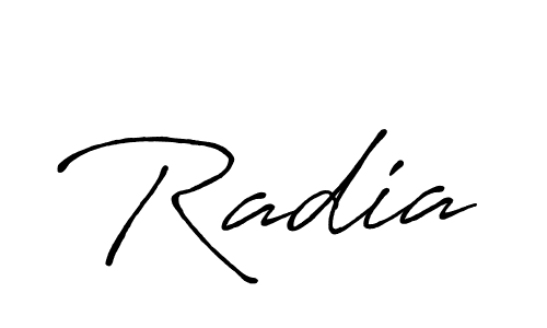 How to make Radia signature? Antro_Vectra_Bolder is a professional autograph style. Create handwritten signature for Radia name. Radia signature style 7 images and pictures png