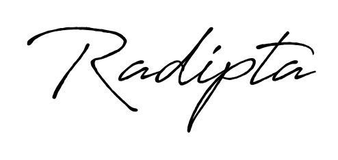 How to make Radipta name signature. Use Antro_Vectra_Bolder style for creating short signs online. This is the latest handwritten sign. Radipta signature style 7 images and pictures png