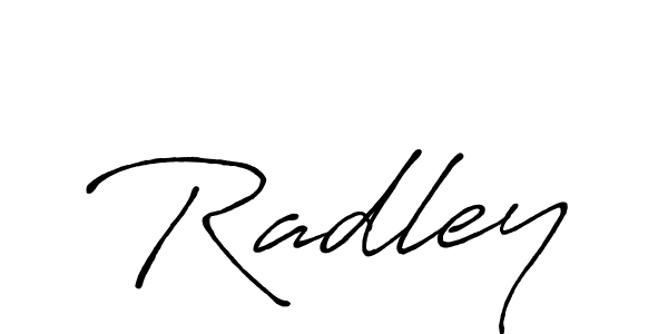 How to make Radley signature? Antro_Vectra_Bolder is a professional autograph style. Create handwritten signature for Radley name. Radley signature style 7 images and pictures png