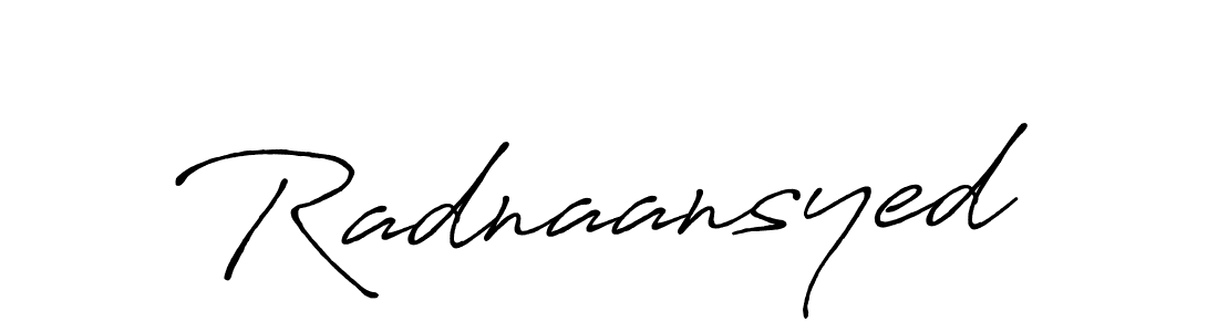 It looks lik you need a new signature style for name Radnaansyed. Design unique handwritten (Antro_Vectra_Bolder) signature with our free signature maker in just a few clicks. Radnaansyed signature style 7 images and pictures png