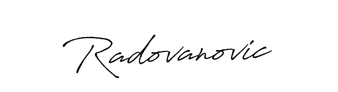 Also You can easily find your signature by using the search form. We will create Radovanovic name handwritten signature images for you free of cost using Antro_Vectra_Bolder sign style. Radovanovic signature style 7 images and pictures png
