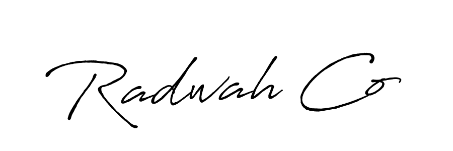 How to Draw Radwah Co signature style? Antro_Vectra_Bolder is a latest design signature styles for name Radwah Co. Radwah Co signature style 7 images and pictures png