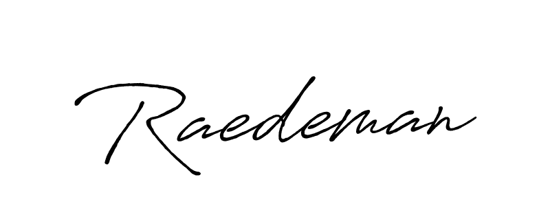 Make a beautiful signature design for name Raedeman. Use this online signature maker to create a handwritten signature for free. Raedeman signature style 7 images and pictures png