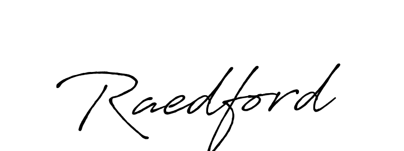 Raedford stylish signature style. Best Handwritten Sign (Antro_Vectra_Bolder) for my name. Handwritten Signature Collection Ideas for my name Raedford. Raedford signature style 7 images and pictures png