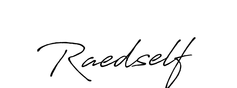 Raedself stylish signature style. Best Handwritten Sign (Antro_Vectra_Bolder) for my name. Handwritten Signature Collection Ideas for my name Raedself. Raedself signature style 7 images and pictures png