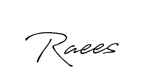 Use a signature maker to create a handwritten signature online. With this signature software, you can design (Antro_Vectra_Bolder) your own signature for name Raees . Raees  signature style 7 images and pictures png