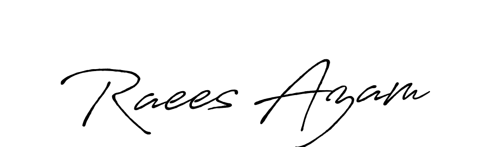 Similarly Antro_Vectra_Bolder is the best handwritten signature design. Signature creator online .You can use it as an online autograph creator for name Raees Azam. Raees Azam signature style 7 images and pictures png