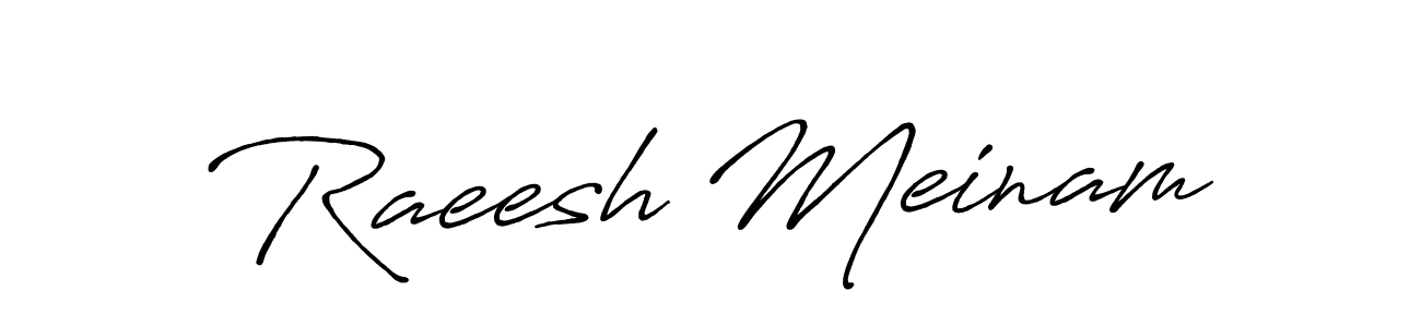 if you are searching for the best signature style for your name Raeesh Meinam. so please give up your signature search. here we have designed multiple signature styles  using Antro_Vectra_Bolder. Raeesh Meinam signature style 7 images and pictures png