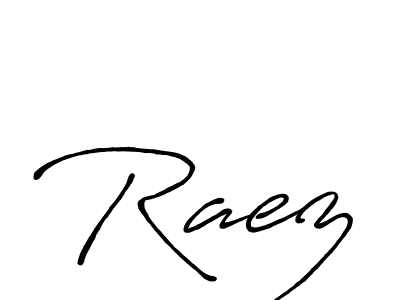 It looks lik you need a new signature style for name Raez. Design unique handwritten (Antro_Vectra_Bolder) signature with our free signature maker in just a few clicks. Raez signature style 7 images and pictures png