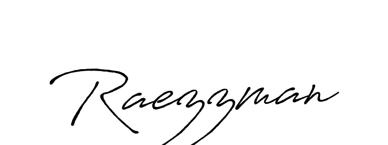 The best way (Antro_Vectra_Bolder) to make a short signature is to pick only two or three words in your name. The name Raezzman include a total of six letters. For converting this name. Raezzman signature style 7 images and pictures png