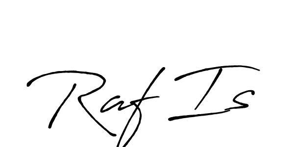 You should practise on your own different ways (Antro_Vectra_Bolder) to write your name (Raf Is) in signature. don't let someone else do it for you. Raf Is signature style 7 images and pictures png