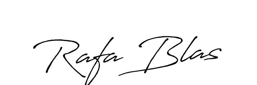 Rafa Blas stylish signature style. Best Handwritten Sign (Antro_Vectra_Bolder) for my name. Handwritten Signature Collection Ideas for my name Rafa Blas. Rafa Blas signature style 7 images and pictures png