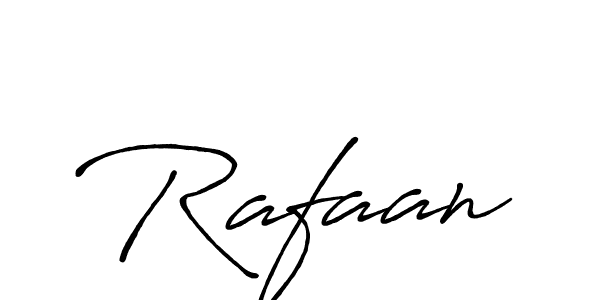 Make a beautiful signature design for name Rafaan. With this signature (Antro_Vectra_Bolder) style, you can create a handwritten signature for free. Rafaan signature style 7 images and pictures png