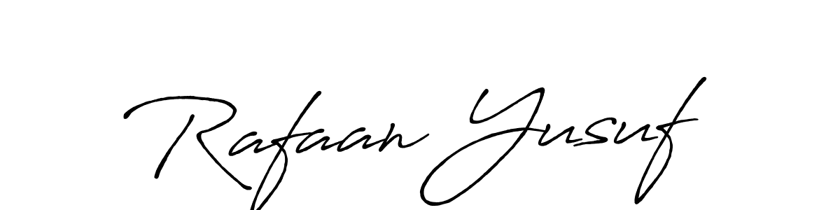 Make a beautiful signature design for name Rafaan Yusuf. Use this online signature maker to create a handwritten signature for free. Rafaan Yusuf signature style 7 images and pictures png