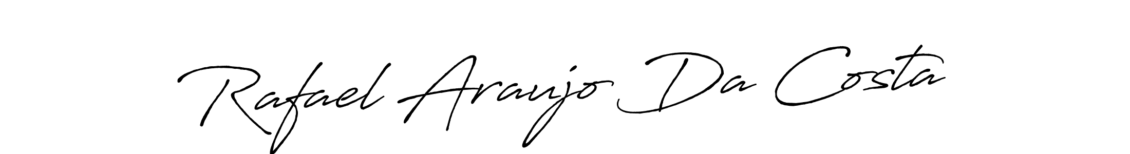 How to make Rafael Araujo Da Costa name signature. Use Antro_Vectra_Bolder style for creating short signs online. This is the latest handwritten sign. Rafael Araujo Da Costa signature style 7 images and pictures png