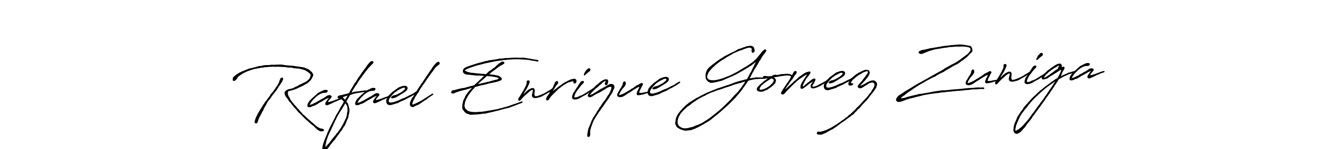 The best way (Antro_Vectra_Bolder) to make a short signature is to pick only two or three words in your name. The name Rafael Enrique Gomez Zuniga include a total of six letters. For converting this name. Rafael Enrique Gomez Zuniga signature style 7 images and pictures png