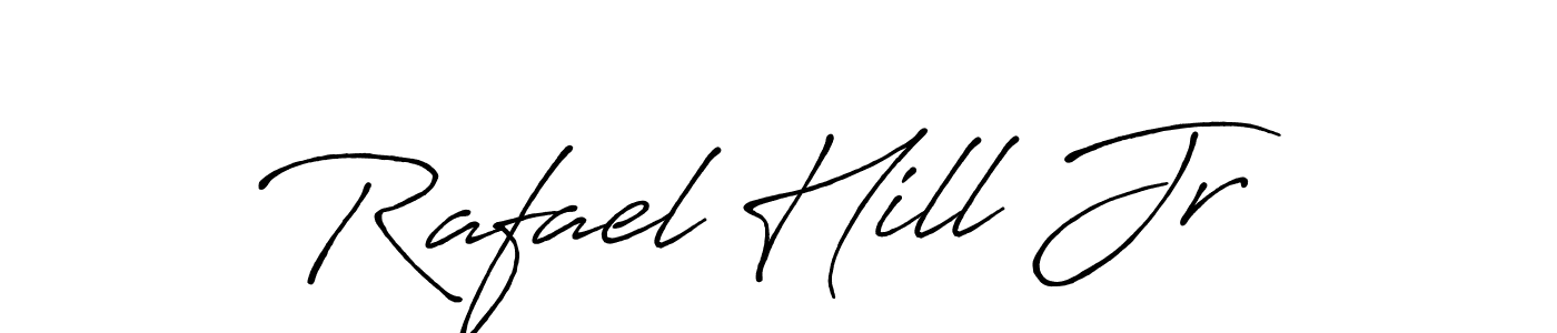 This is the best signature style for the Rafael Hill Jr name. Also you like these signature font (Antro_Vectra_Bolder). Mix name signature. Rafael Hill Jr signature style 7 images and pictures png