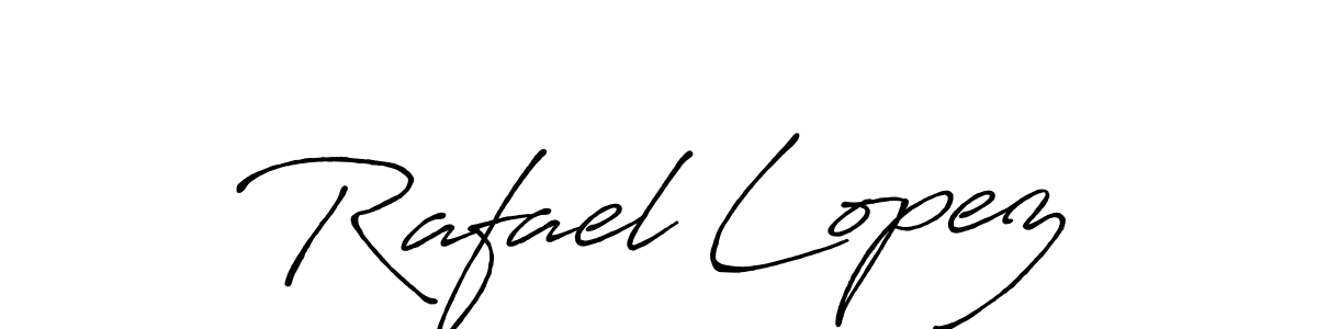 Create a beautiful signature design for name Rafael Lopez. With this signature (Antro_Vectra_Bolder) fonts, you can make a handwritten signature for free. Rafael Lopez signature style 7 images and pictures png