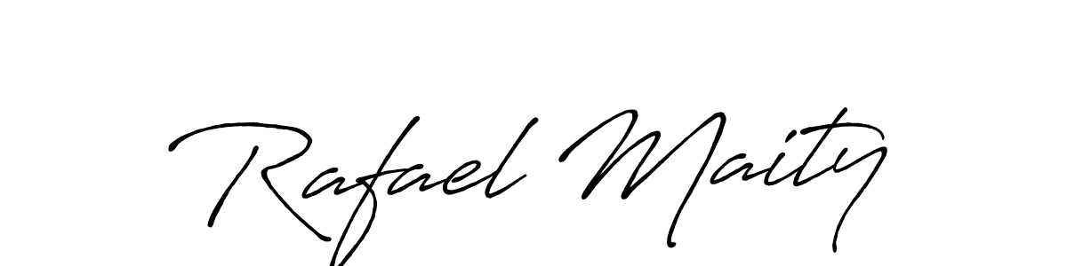 You should practise on your own different ways (Antro_Vectra_Bolder) to write your name (Rafael Maity) in signature. don't let someone else do it for you. Rafael Maity signature style 7 images and pictures png